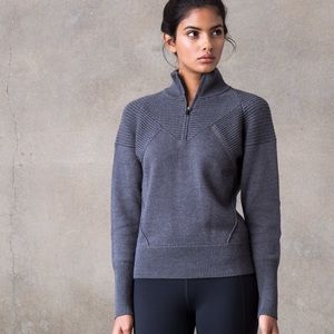 Aether W Merino Half-Zip Sweater Size 4